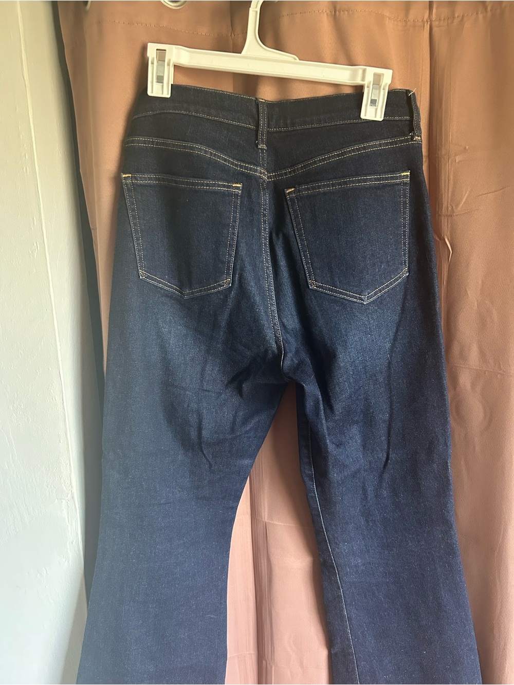 GAP Women’s Dark Blue Denim Jeans 70’s flare leg - Picture 5 of 8